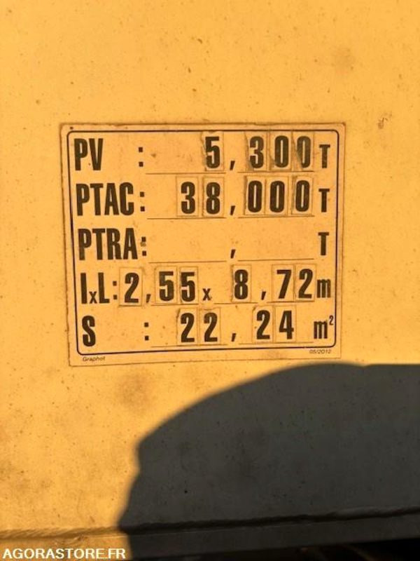 Leasing financiero de  TRACTEUR 4X2 MERCEDES ACTROS 1845 2018 385 000 KM + BENNE ALUMINIUM SHMITZ 2016 leasing TRACTEUR 4X2 MERCEDES ACTROS 1845 2018 385 000 KM + BENNE ALUMINIUM SHMITZ 2016: foto 8