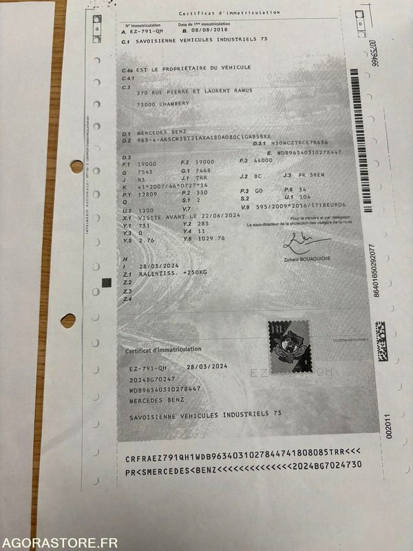 TRACTEUR 4X2 MERCEDES ACTROS 1845 2018 385 000 KM + BENNE ALUMINIUM SHMITZ 2016 - Cabeza tractora: foto 1 TRACTEUR 4X2 MERCEDES ACTROS 1845 2018 385 000 KM + BENNE ALUMINIUM SHMITZ 2016 - Cabeza tractora: foto 1