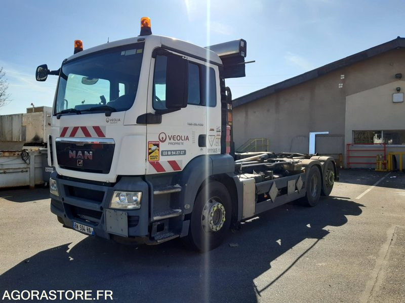 PORTEUR AMPLIROLL MAN TGS 26.400 (R51996) - BRAS GUIMA PALFINGER-2011-563 000 Km - Camión: foto 1 PORTEUR AMPLIROLL MAN TGS 26.400 (R51996) - BRAS GUIMA PALFINGER-2011-563 000 Km - Camión: foto 1