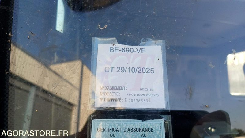 Porteur MAN TGM 18.290 de 2010/458000 kms - BE-690-VF (3822) - Camión: foto 4 Porteur MAN TGM 18.290 de 2010/458000 kms - BE-690-VF (3822) - Camión: foto 4