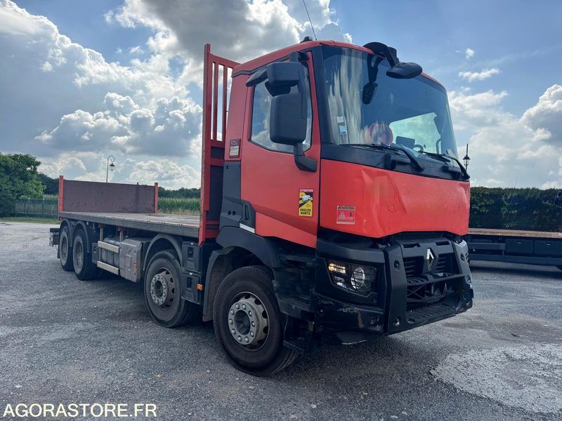 RENAULT C 430 DXI 8x4 PLATEAU- 2016 - 238 000 km - Camión: foto 1 RENAULT C 430 DXI 8x4 PLATEAU- 2016 - 238 000 km - Camión: foto 1