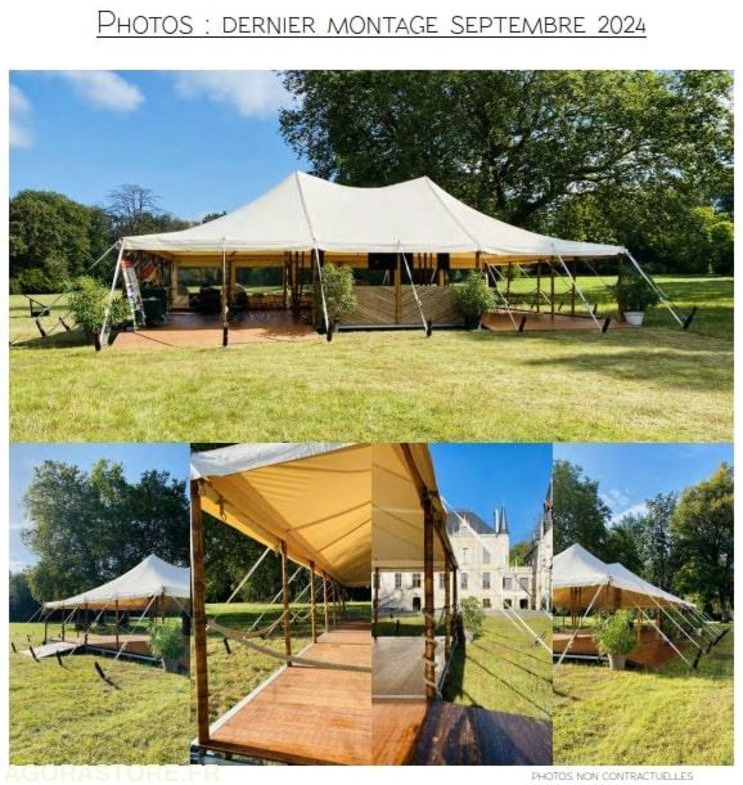 Chapiteau en bambou avec cordages et plancher - Casa contenedor: foto 1 Chapiteau en bambou avec cordages et plancher - Casa contenedor: foto 1