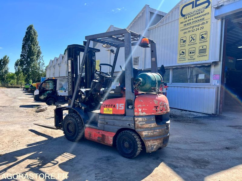 Chariot élévateur à gaz Toyota FG15 4,3m - 1,5T - Année 1994 - 10770 heures - Carretilla elevadora de gas: foto 2 Chariot élévateur à gaz Toyota FG15 4,3m - 1,5T - Année 1994 - 10770 heures - Carretilla elevadora de gas: foto 2