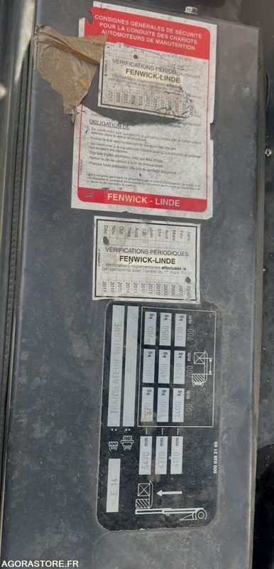 Fenwick E14 2006 sans chargeur - Carretilla elevadora eléctrica: foto 3 Fenwick E14 2006 sans chargeur - Carretilla elevadora eléctrica: foto 3
