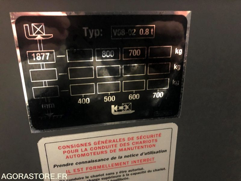 Gerbeur à plateforme élevable - Apilador: foto 4 Gerbeur à plateforme élevable - Apilador: foto 4