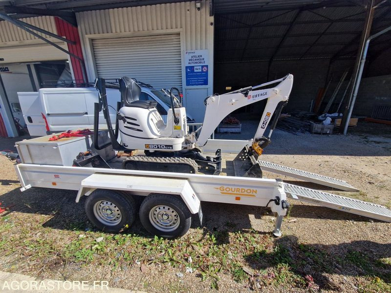 Mini Pelle 1T JCB 8010CTS + Remorque - 2023 / (NEUVE) 19 HEURES (EMF201) - Miniexcavadora: foto 2 Mini Pelle 1T JCB 8010CTS + Remorque - 2023 / (NEUVE) 19 HEURES (EMF201) - Miniexcavadora: foto 2