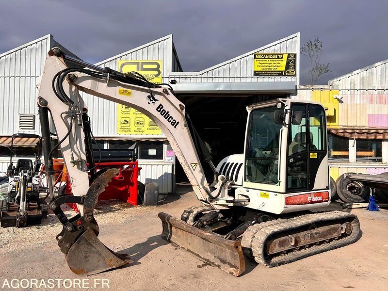PELLE A CHENILLES 7,5T BOBCAT 442B AVEC POUCE HYDRAULIQUE 2007 - 4100 HEURES - Excavadora: foto 1 PELLE A CHENILLES 7,5T BOBCAT 442B AVEC POUCE HYDRAULIQUE 2007 - 4100 HEURES - Excavadora: foto 1