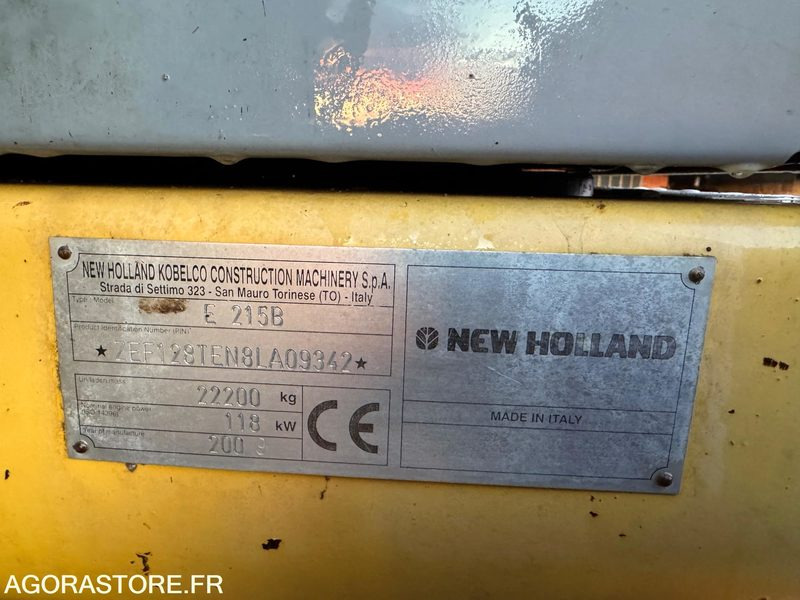 Excavadora PELLE NEW HOLLAND E215B - 2009 - 11000 heures: foto 8 Excavadora PELLE NEW HOLLAND E215B - 2009 - 11000 heures: foto 8