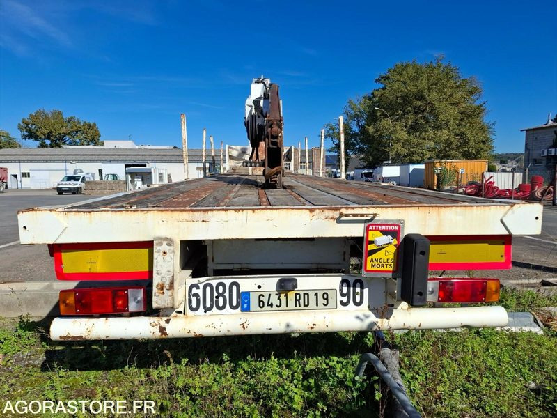 Semi remorque 3 essieux FRUEHAUF T34CGN + grue - 1993 - Non Roulante - Semirremolque: foto 5 Semi remorque 3 essieux FRUEHAUF T34CGN + grue - 1993 - Non Roulante - Semirremolque: foto 5