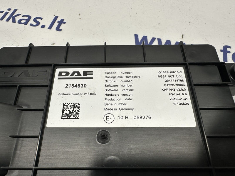 DAF A/C heater control unit module - Unidad de control para Camión: foto 4 DAF A/C heater control unit module - Unidad de control para Camión: foto 4