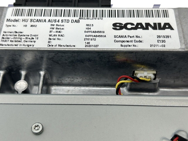 Piezas de recambio para Camión Scania AUS4 STANDARD: foto 8 Piezas de recambio para Camión Scania AUS4 STANDARD: foto 8