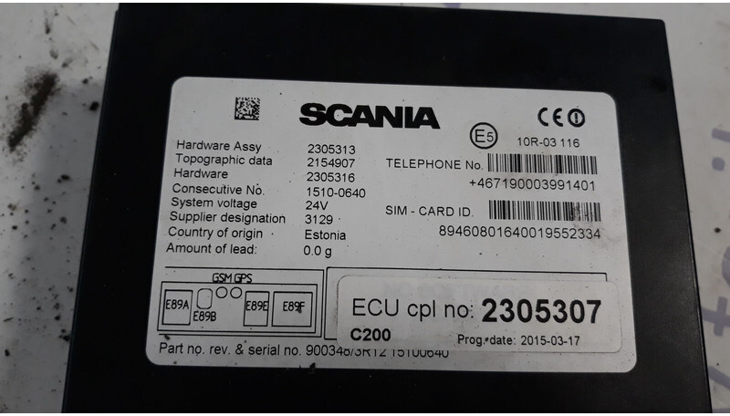 Scania RTC control unit - Unidad de control para Camión: foto 5 Scania RTC control unit - Unidad de control para Camión: foto 5
