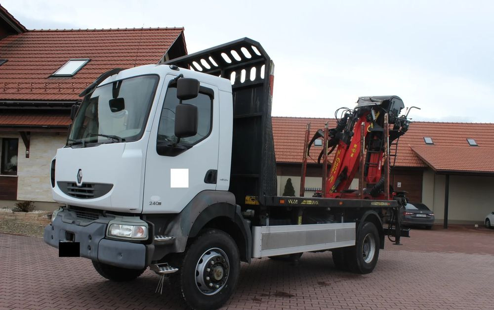 Renault MIDLUM 4X4 Z HDS - Camión caja abierta, Camión grúa: foto 3 Renault MIDLUM 4X4 Z HDS - Camión caja abierta, Camión grúa: foto 3