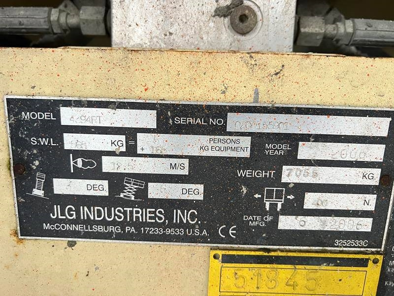 Plataforma de tijeras JLG 4394 RT diesel 4x4 15m (1747): foto 10 Plataforma de tijeras JLG 4394 RT diesel 4x4 15m (1747): foto 10