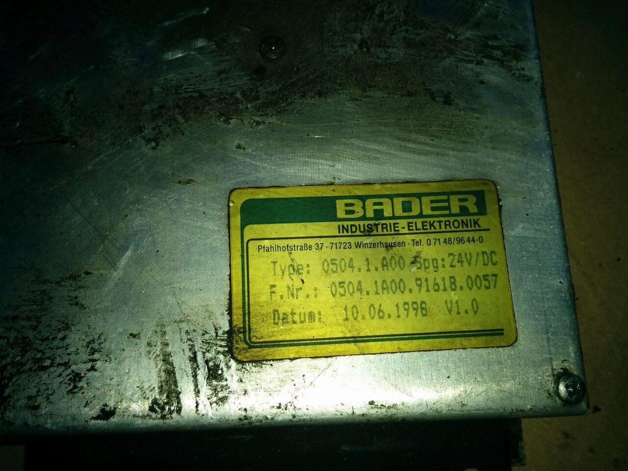 Bosch Bader 0504.1.A00 EST-32 Volvo - Unidad de control para Autobús: foto 4 Bosch Bader 0504.1.A00 EST-32 Volvo - Unidad de control para Autobús: foto 4