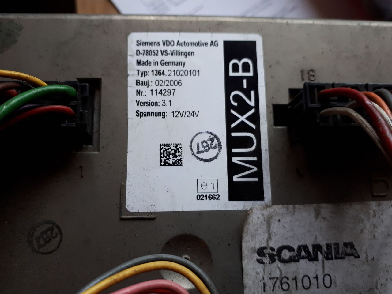 Unidad de control para Autobús Scania MUX2-B MUX2-M.MUX2-B+/ ZR2-BS/ ZR2-BD   Scania Neoplan: foto 11