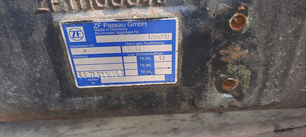 ZF Eaton Neoplan 660.4.22 Mersedes 407. Citara-2.84 DAF-1339G.2.93 Scania - Eje posterior para Autobús: foto 1 ZF Eaton Neoplan 660.4.22 Mersedes 407. Citara-2.84 DAF-1339G.2.93 Scania - Eje posterior para Autobús: foto 1