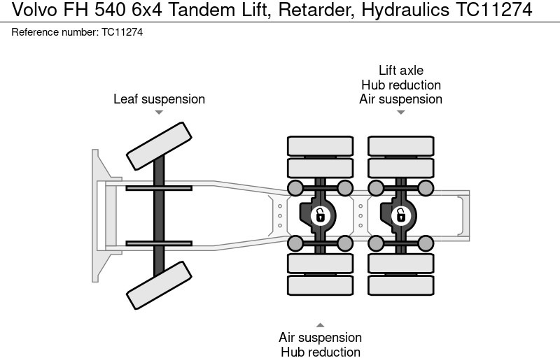 Volvo FH 540 6x4 Tandemlift, Retarder, Hydrauliek - Cabeza tractora: foto 2 Volvo FH 540 6x4 Tandemlift, Retarder, Hydrauliek - Cabeza tractora: foto 2