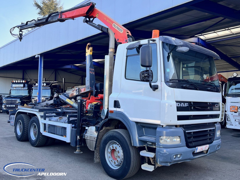 DAF CF 85.410 6x4 Bladgeveerd, Palfinger PK16001, Palift - Multibasculante camión, Camión grúa: foto 1 DAF CF 85.410 6x4 Bladgeveerd, Palfinger PK16001, Palift - Multibasculante camión, Camión grúa: foto 1