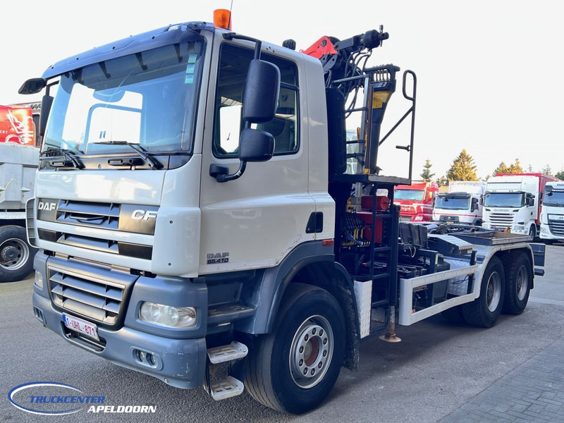 DAF CF 85.410 6x4 Steel springs, Palfinger PK 16001, Palift - Multibasculante camión, Camión grúa: foto 3 DAF CF 85.410 6x4 Steel springs, Palfinger PK 16001, Palift - Multibasculante camión, Camión grúa: foto 3