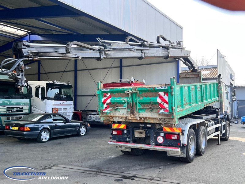 DAF CF 85.410 ATE, Hiab 166, 6x4 Steel spring - Volquete camión, Camión grúa: foto 2 DAF CF 85.410 ATE, Hiab 166, 6x4 Steel spring - Volquete camión, Camión grúa: foto 2