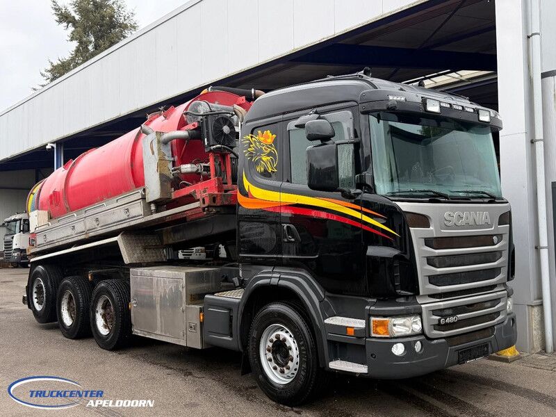 Scania G480 8x4, Naafreductie, 199.500 km, Kipper - Limpieza de alcantarillado: foto 1 Scania G480 8x4, Naafreductie, 199.500 km, Kipper - Limpieza de alcantarillado: foto 1
