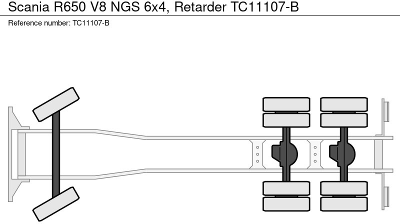 Scania R650 V8 NGS 6x4, Retarder - Chasis camión: foto 3 Scania R650 V8 NGS 6x4, Retarder - Chasis camión: foto 3