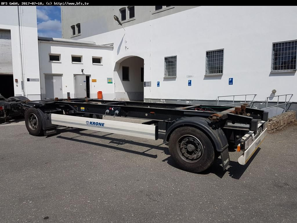 Krone Lafette AZ 18E BDF Lafette - Portacontenedore/ Intercambiable remolque: foto 2 Krone Lafette AZ 18E BDF Lafette - Portacontenedore/ Intercambiable remolque: foto 2