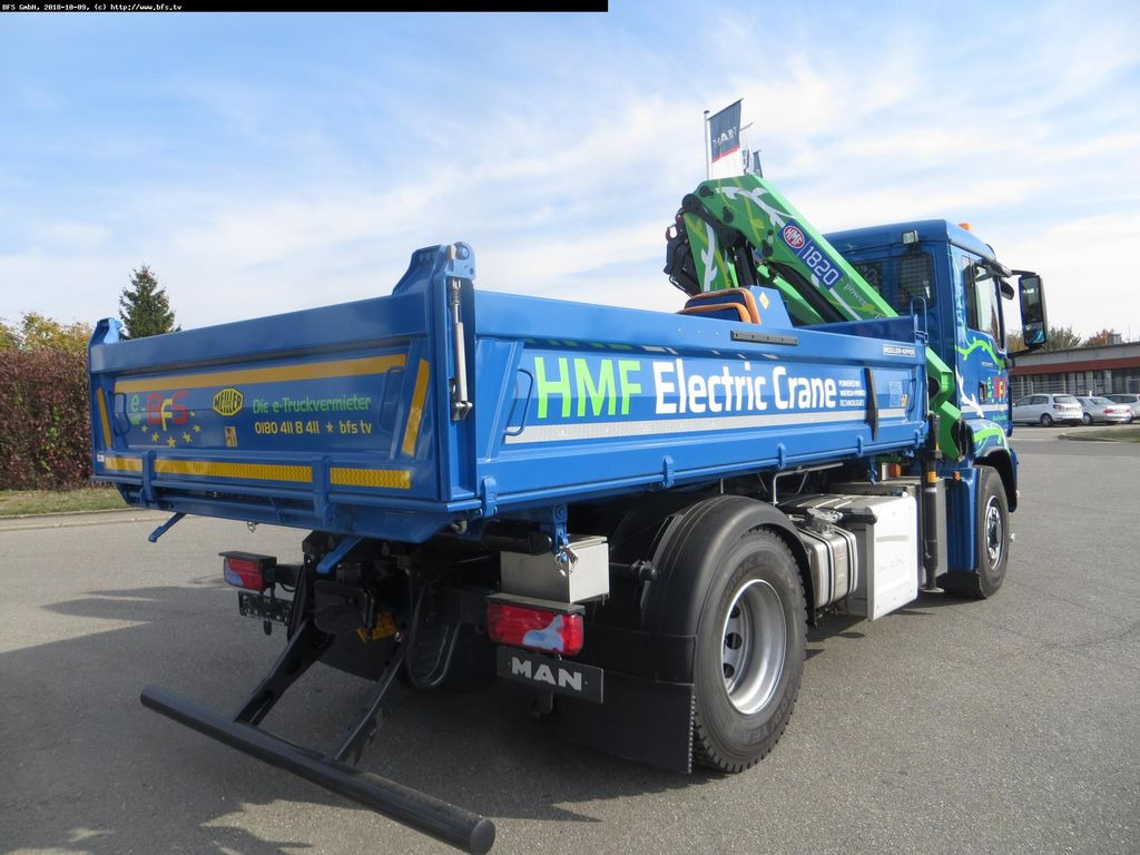 MAN TGS 18.420 4x4H BL HMF,Elektrokran 1820 K4 RC MAN TGS 18.420 4x4H BL HMF,Elektrokran 1820 K4 RC - Volquete camión: foto 2 MAN TGS 18.420 4x4H BL HMF,Elektrokran 1820 K4 RC MAN TGS 18.420 4x4H BL HMF,Elektrokran 1820 K4 RC - Volquete camión: foto 2