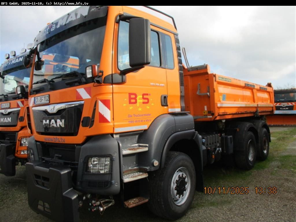 MAN TGS 28.480 6X4-4 BL Euro6, Winterdienst, Bordmat - Volquete camión: foto 1 MAN TGS 28.480 6X4-4 BL Euro6, Winterdienst, Bordmat - Volquete camión: foto 1