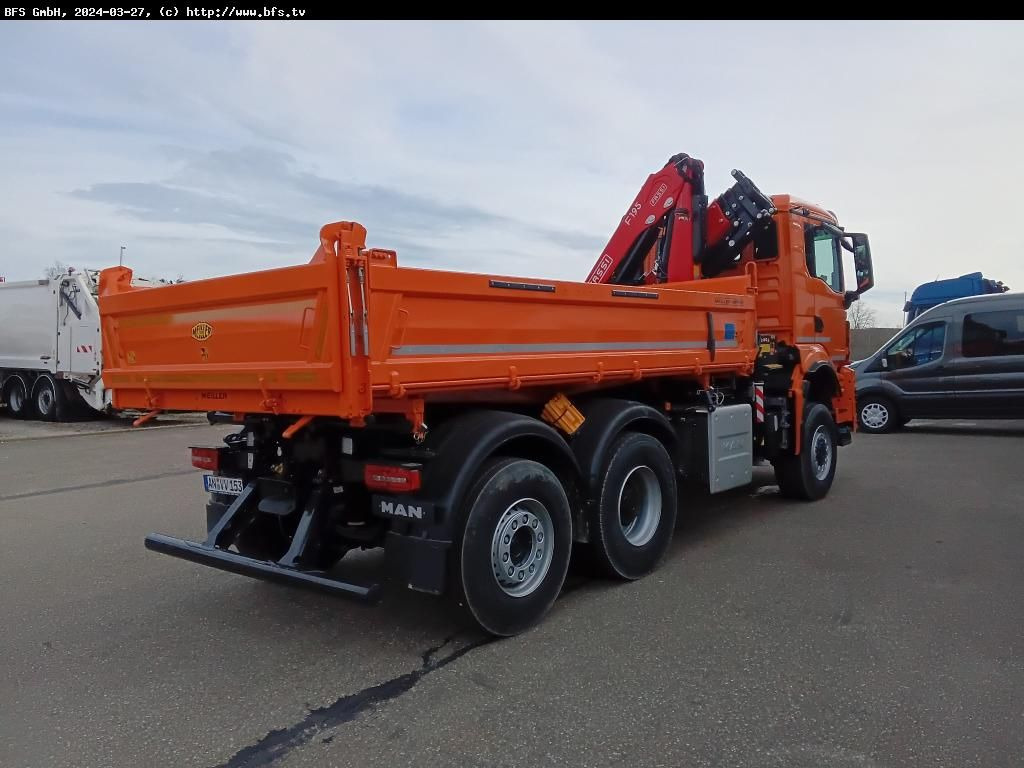 MAN TGS (TG3) 28.510 6x4-4 BL CH WiDi Fassi 15mt - Volquete camión: foto 2 MAN TGS (TG3) 28.510 6x4-4 BL CH WiDi Fassi 15mt - Volquete camión: foto 2