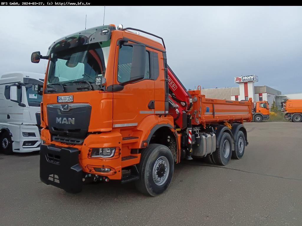 MAN TGS (TG3) 28.510 6x4-4 BL CH WiDi Fassi 15mt - Volquete camión: foto 1 MAN TGS (TG3) 28.510 6x4-4 BL CH WiDi Fassi 15mt - Volquete camión: foto 1