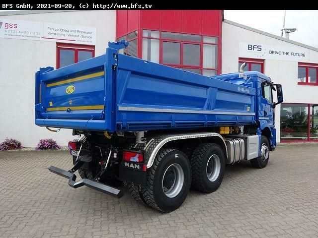 MAN TGS (TG3) 33.470 6x4 BB 3-Achsen, 3-Seiten Meill - Volquete camión: foto 3 MAN TGS (TG3) 33.470 6x4 BB 3-Achsen, 3-Seiten Meill - Volquete camión: foto 3
