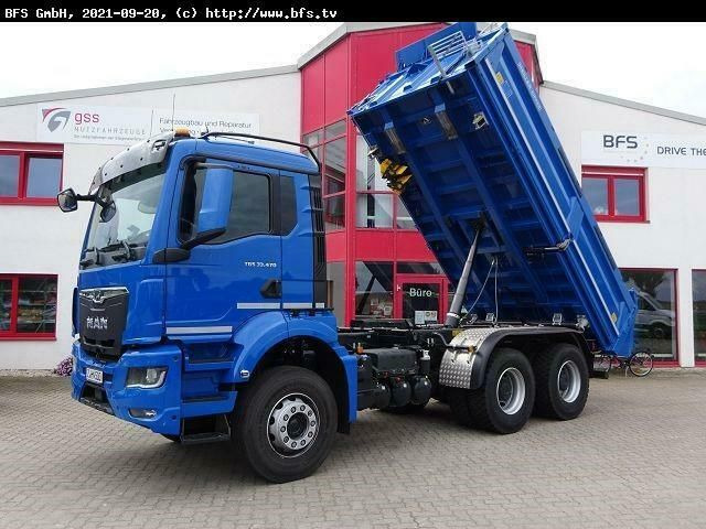 MAN TGS (TG3) 33.470 6x4 BB 3-Achsen, 3-Seiten Meill - Volquete camión: foto 2 MAN TGS (TG3) 33.470 6x4 BB 3-Achsen, 3-Seiten Meill - Volquete camión: foto 2