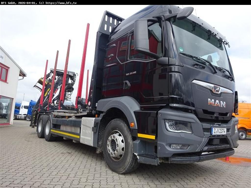 MAN TGS (TG3) 33.510 6x4 BL CH Kurzholz, Sicherheits - Camión forestal: foto 2 MAN TGS (TG3) 33.510 6x4 BL CH Kurzholz, Sicherheits - Camión forestal: foto 2