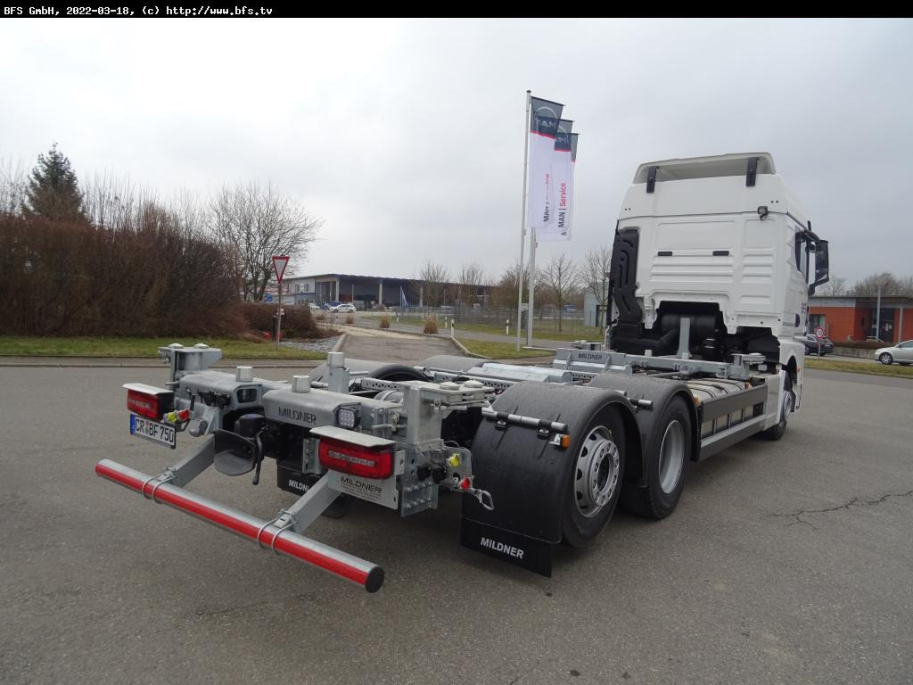 MAN TGX (TG3) 26.470 6x2-4 LL BDF Mildner - Portacontenedore/ Intercambiable camión: foto 2 MAN TGX (TG3) 26.470 6x2-4 LL BDF Mildner - Portacontenedore/ Intercambiable camión: foto 2