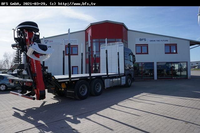 MAN TGX (TG3) 26.510 6x4 BL TG3, Plateau Aufbau - Camión forestal: foto 4 MAN TGX (TG3) 26.510 6x4 BL TG3, Plateau Aufbau - Camión forestal: foto 4