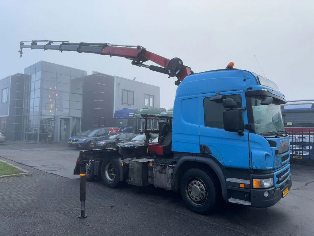 Scania P450 6X2 - EURO 6 + HMF 2620-K5 + REMOTE + LIFT - Cabeza tractora: foto 1 Scania P450 6X2 - EURO 6 + HMF 2620-K5 + REMOTE + LIFT - Cabeza tractora: foto 1