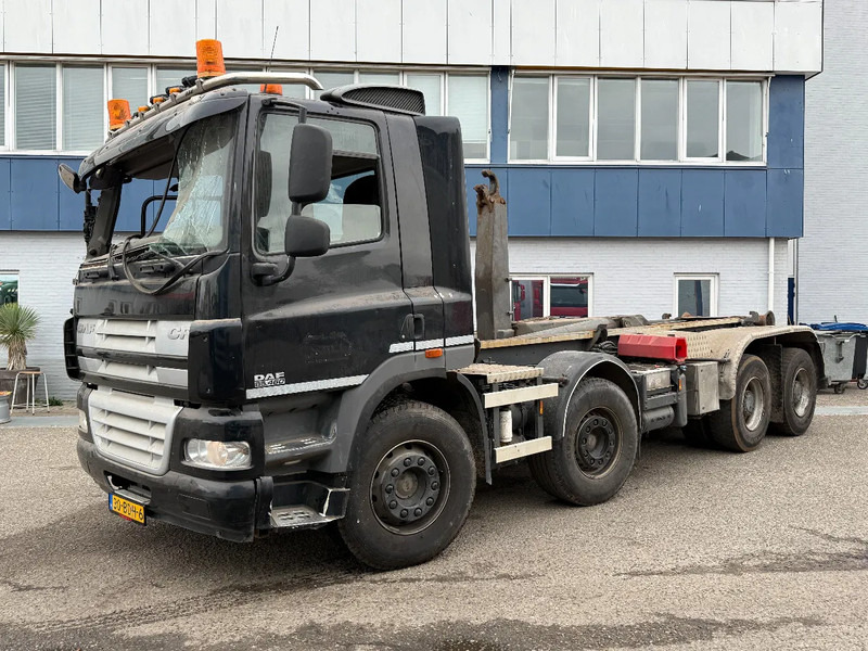 DAF CF 85.460 8X4 EURO 5 - FULL STEEL SUSP. - MANUAL GEAR - BIG AXLES + VDL HOOKLIFT - Multibasculante camión: foto 1 DAF CF 85.460 8X4 EURO 5 - FULL STEEL SUSP. - MANUAL GEAR - BIG AXLES + VDL HOOKLIFT - Multibasculante camión: foto 1