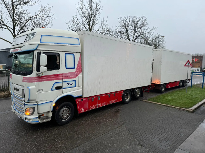 DAF XF 510 6X2 + KELBERG HANGER EURO 6 ZEPRO + REMOTE RETARDER - Camión caja cerrada: foto 1 DAF XF 510 6X2 + KELBERG HANGER EURO 6 ZEPRO + REMOTE RETARDER - Camión caja cerrada: foto 1