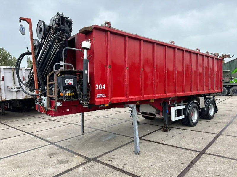 Diversen TIPPER TRAILER WITH HIAB CRANE 099 B-3 HIDUO REMOTE CONTROLE - Volquete semirremolque: foto 1 Diversen TIPPER TRAILER WITH HIAB CRANE 099 B-3 HIDUO REMOTE CONTROLE - Volquete semirremolque: foto 1