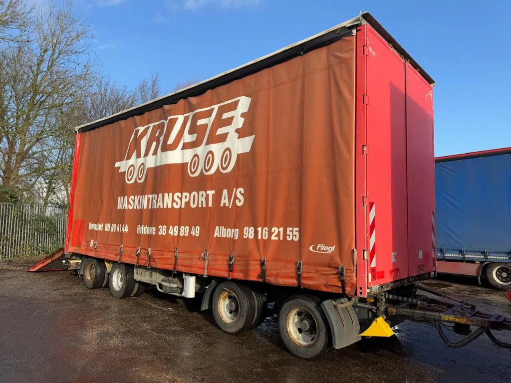 Fliegl VPS 320 HYDRAULIC RAMP 3,15 M 4X BPW AXLE UOPLYS - Remolque con toldo: foto 3 Fliegl VPS 320 HYDRAULIC RAMP 3,15 M 4X BPW AXLE UOPLYS - Remolque con toldo: foto 3