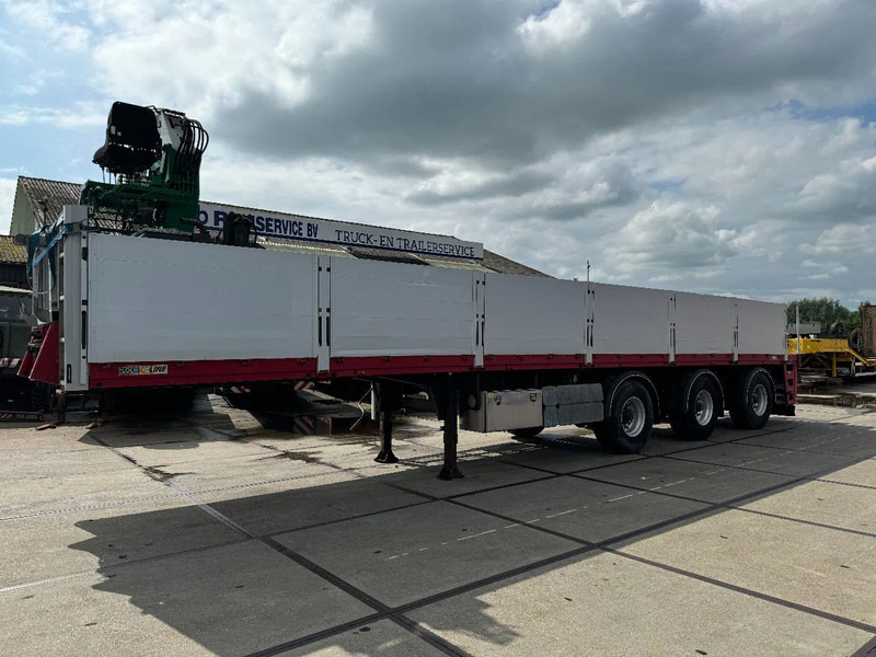 Floor FLO 18 30 S2 + KENNIS CRANE 3X STEERING AXLE - Semirremolque plataforma/ Caja abierta: foto 3 Floor FLO 18 30 S2 + KENNIS CRANE 3X STEERING AXLE - Semirremolque plataforma/ Caja abierta: foto 3