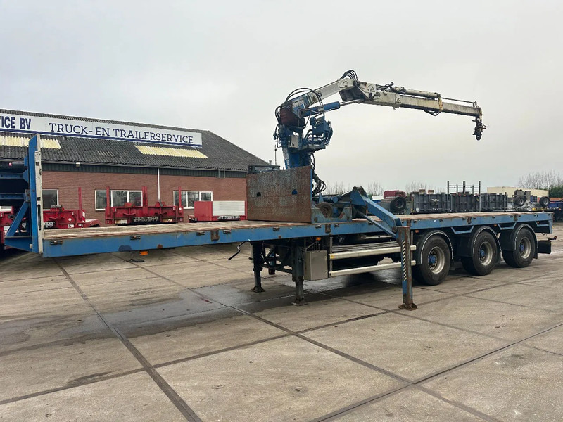 Floor MET HIAB R165-F2, LAATSTE 2 ASSEN GESTUURD - Semirremolque plataforma/ Caja abierta: foto 1 Floor MET HIAB R165-F2, LAATSTE 2 ASSEN GESTUURD - Semirremolque plataforma/ Caja abierta: foto 1