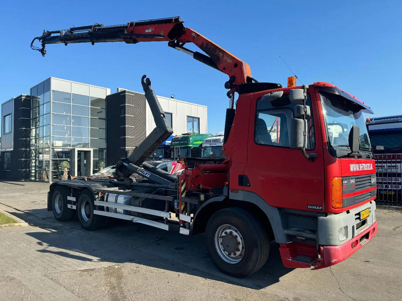 Ginaf M 3232 S 6X2 - EURO 2 + PALFINGER PK19000 + REMO - Camión grúa: foto 1 Ginaf M 3232 S 6X2 - EURO 2 + PALFINGER PK19000 + REMO - Camión grúa: foto 1