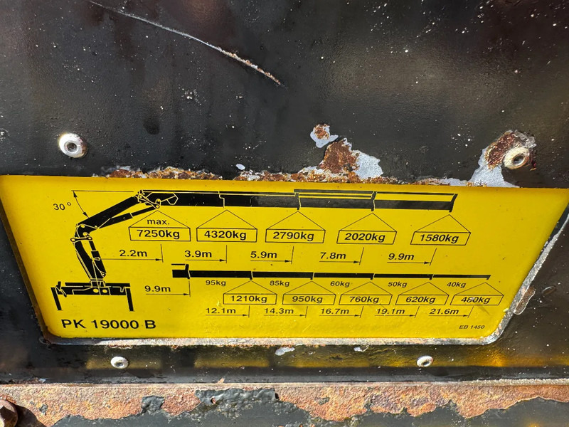 Multibasculante camión, Camión grúa Ginaf M 3232 S 6X2 - EURO 2 + PALFINGER PK19000 + REMOTE + PALIFT HOOK: foto 12