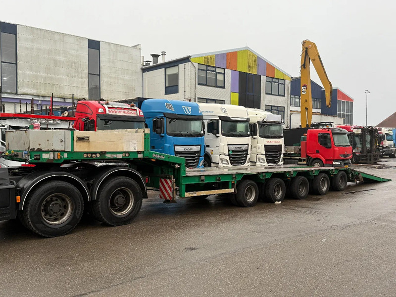 Goldhofer STZ-H5,5 ACLE, 3 AXLE FORCED STEERING, DOUBLE HYDRAULIC RAMPS, TUV TILL 11-11-2026 - Góndola rebajadas semirremolque: foto 1 Goldhofer STZ-H5,5 ACLE, 3 AXLE FORCED STEERING, DOUBLE HYDRAULIC RAMPS, TUV TILL 11-11-2026 - Góndola rebajadas semirremolque: foto 1