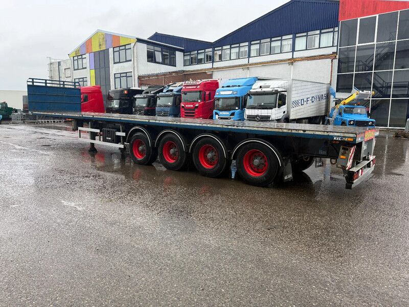 KEL-BERG 4 AXLE BPW - LAST AXLE STEERING - EXTENDABLE 6M - Semirremolque plataforma/ Caja abierta: foto 4 KEL-BERG 4 AXLE BPW - LAST AXLE STEERING - EXTENDABLE 6M - Semirremolque plataforma/ Caja abierta: foto 4
