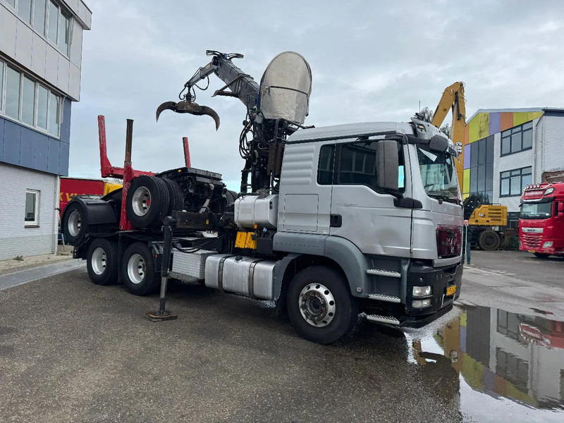 MAN TGS 33.480 6X4 + HIAB 251S.82 + TRAILER 2 AXLE KRAEMER - Camión grúa: foto 4 MAN TGS 33.480 6X4 + HIAB 251S.82 + TRAILER 2 AXLE KRAEMER - Camión grúa: foto 4