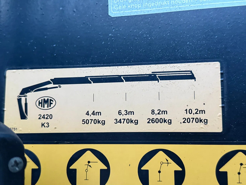 MAN TGS 35.480 8X4 + HMF 2420-K3 REMOTE + TIPPER - Volquete camión, Camión grúa: foto 5 MAN TGS 35.480 8X4 + HMF 2420-K3 REMOTE + TIPPER - Volquete camión, Camión grúa: foto 5